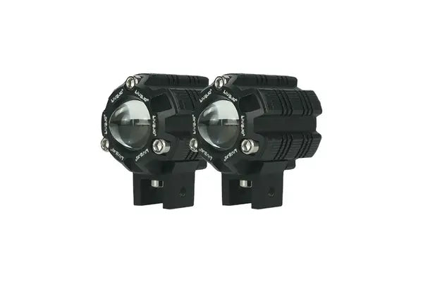 LIU HJG Mini Driving Fog Light for All Motorcycle with wiring harness | Scooter | Jeep (20w*2) heavy