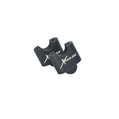 MotoCare handlebar riser installed on Hero Xpulse motorcycle improving riding posture and control for touring and off-road use