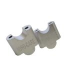 MotoCare handlebar riser installed on Hero Xpulse motorcycle improving riding posture and control for touring and off-road use