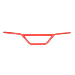 MotoCare plate-free handle bar installed on Hero Xpulse motorcycle in black and red color options