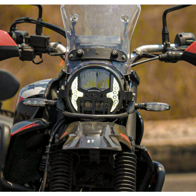MotoCare Headlight Grill for Hero XPulse 210 front view