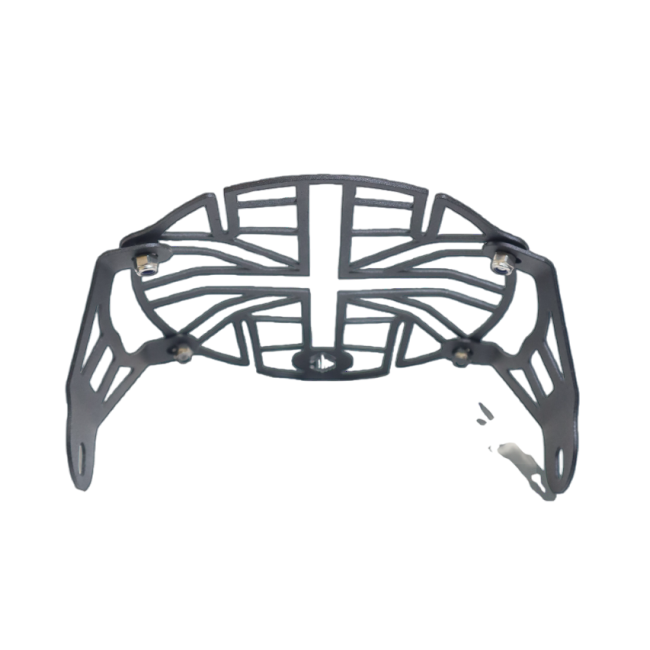 motocare headlight grill interceptor 650 front view