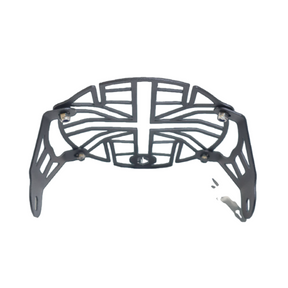 motocare headlight grill interceptor 650 front view