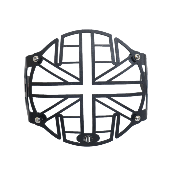 motocare headlight grill interceptor 650 front view