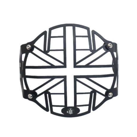 motocare headlight grill interceptor 650 front view