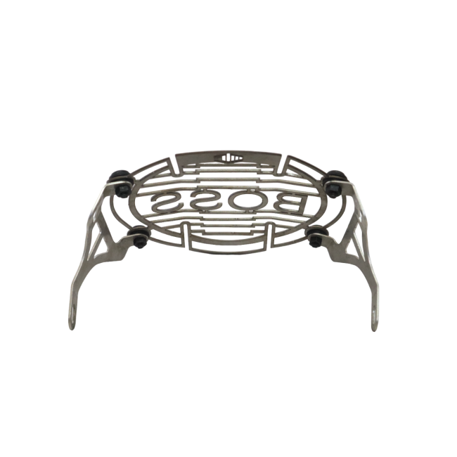 MotoCare Headlight Grill for Royal Enfield Meteor 350 silver protective headlight guard