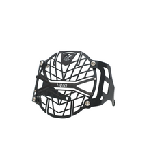 MotoCare headlight grill installed on Hero Xpulse motorcycle front for protection against debris and rugged styling