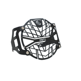 MotoCare headlight grill installed on Hero Xpulse motorcycle front for protection against debris and rugged styling
