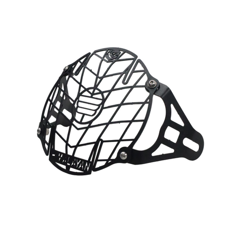 MotoCare Headlight Protector Grill installed on Royal Enfield Himalayan 411

