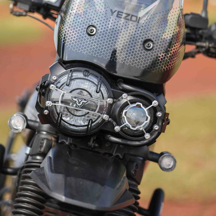 Moto Torque Headlight Guard for Yezdi Adventure