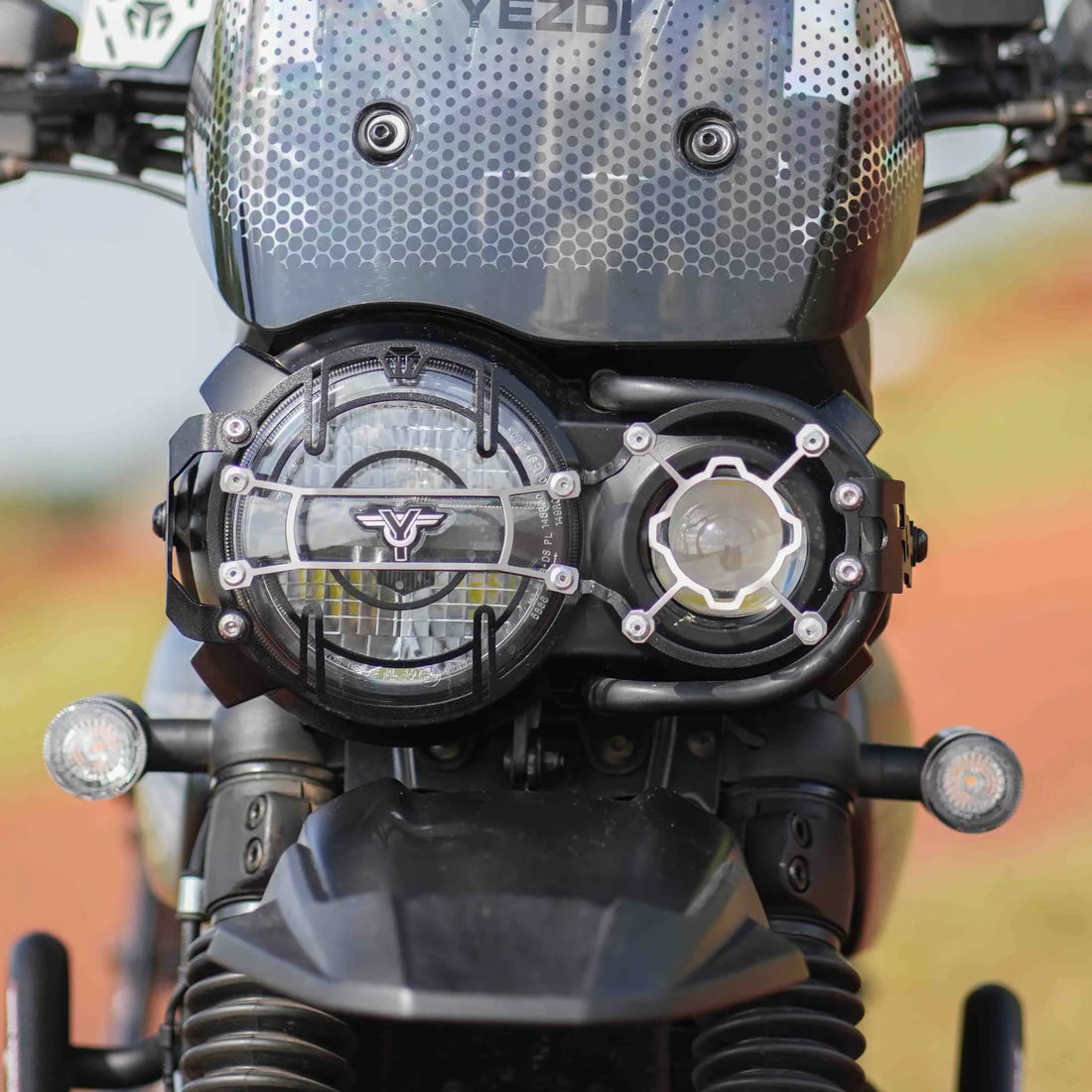 Moto Torque Headlight Guard for Yezdi Adventure