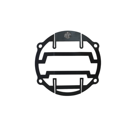 MotoCare headlight grill without glass on Honda Hness CB350