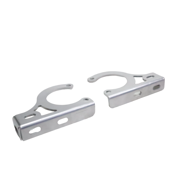 Motocare silver fog light clamp for Royal Enfield Himalayan 411

