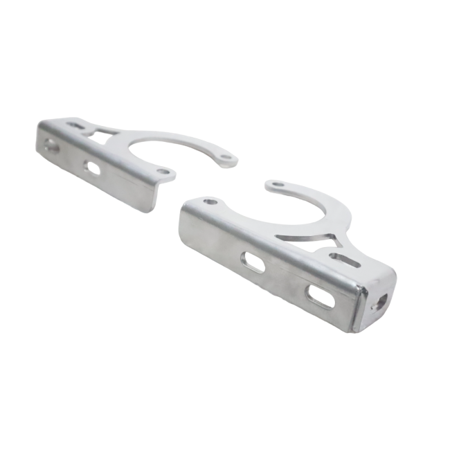 Motocare silver fog light clamp for Royal Enfield Himalayan 411

