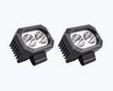 HJG 2 LED SQUARE ARTLESS WHITE FOG LIGHT