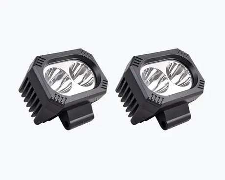 HJG 2 LED SQUARE ARTLESS WHITE FOG LIGHT