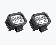 HJG 2 LED SQUARE ARTLESS WHITE FOG LIGHT