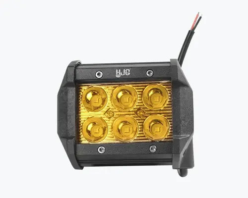 HJG 6 LED SQUARE YELLOW