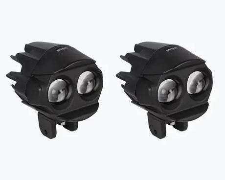 HJG 2 LED POD DUAL COLOR PAIR FOG LIGHT ROUND