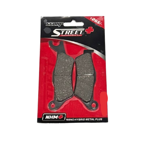 66BHP Street+ Nano Hybrid Metal Plus Front Brake Pads 66STP-102 for HONDA Trigger – High Performance Motorcycle Disc Brake Pads