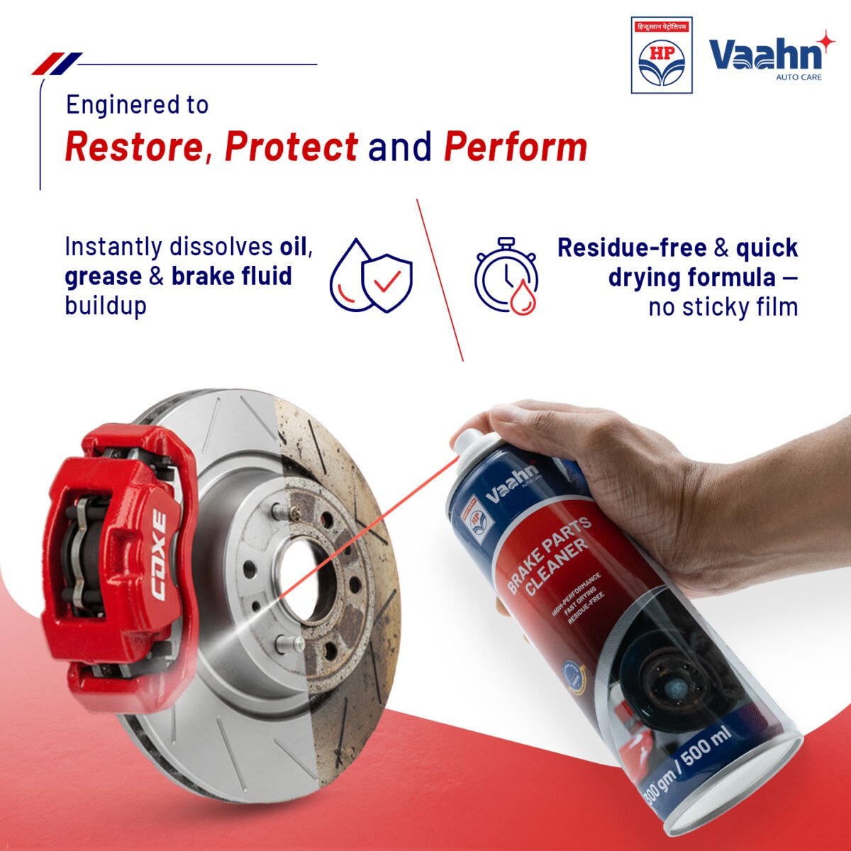 HP Vaahn brake parts cleaner spray 500ml