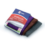 HP Vaahn microfiber cleaning cloth 40x40cm 340 GSM pack of 3 lint free detailing towels