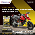 CRANK1 ceramic front brake pads for Ducati Hypermotard 1100 EVO SP