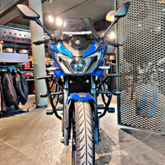 Hyperrider Bajaj Pulsar N250 F250 Crash Guard with CNC Delrin Frame Sliders