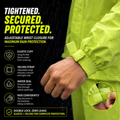 66BHP Storm X Waterproof Motorcycle Raincoat 