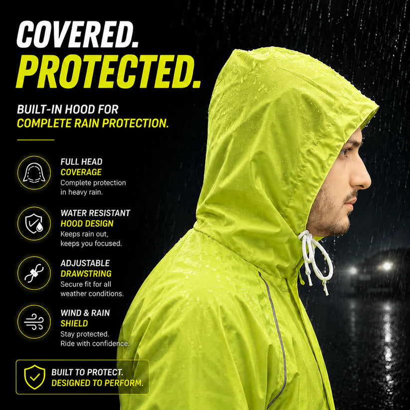 66BHP Storm X Waterproof Motorcycle Raincoat 