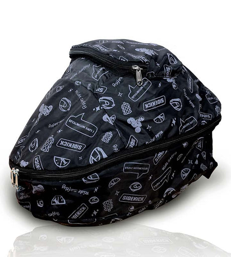 Guardian Gears Sidekick foldable waterproof helmet bag for full-face motorcycle helmet