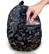 Guardian Gears Sidekick foldable waterproof helmet bag for full-face motorcycle helmet