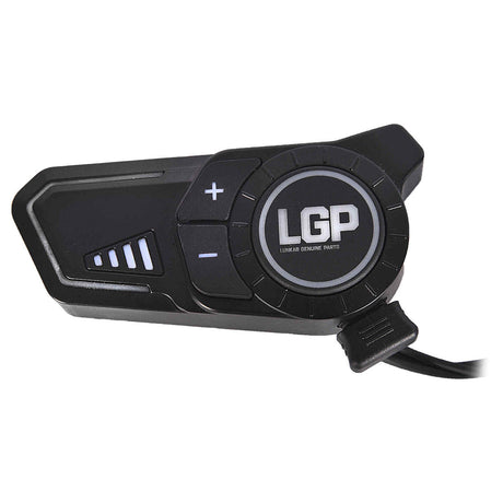 LGP F20 Pro Bluetooth 6.1 helmet headset installed on motorcycle helmet