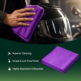 VISTA Auto Care Helmet Cleaner Combo with Helmet Kleen Spray 125 ml and 300 GSM microfiber cloth