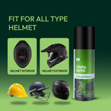VISTA Auto Care Helmet Cleaner Combo with Helmet Kleen Spray 125 ml and 300 GSM microfiber cloth