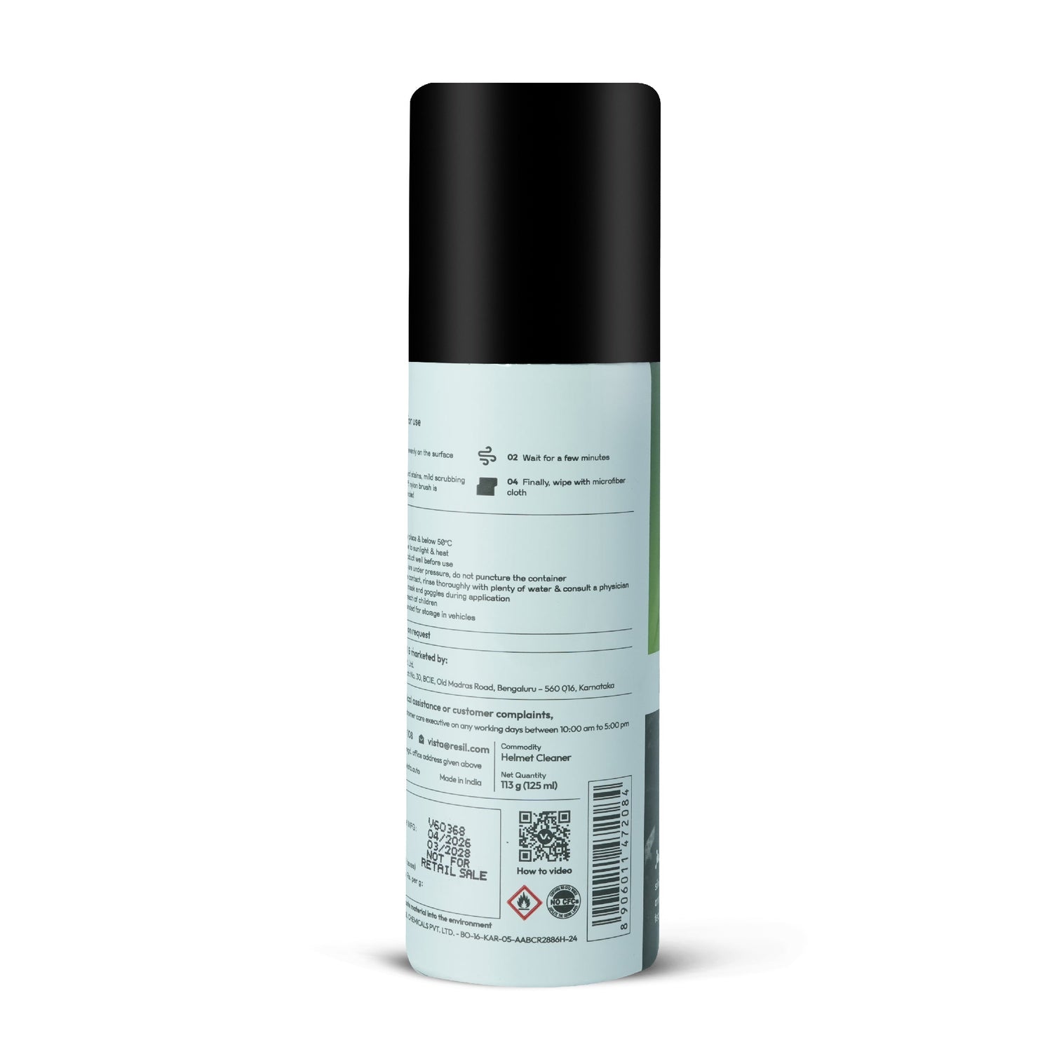 Vista Helmet Kleen 125 ml helmet cleaner spray
