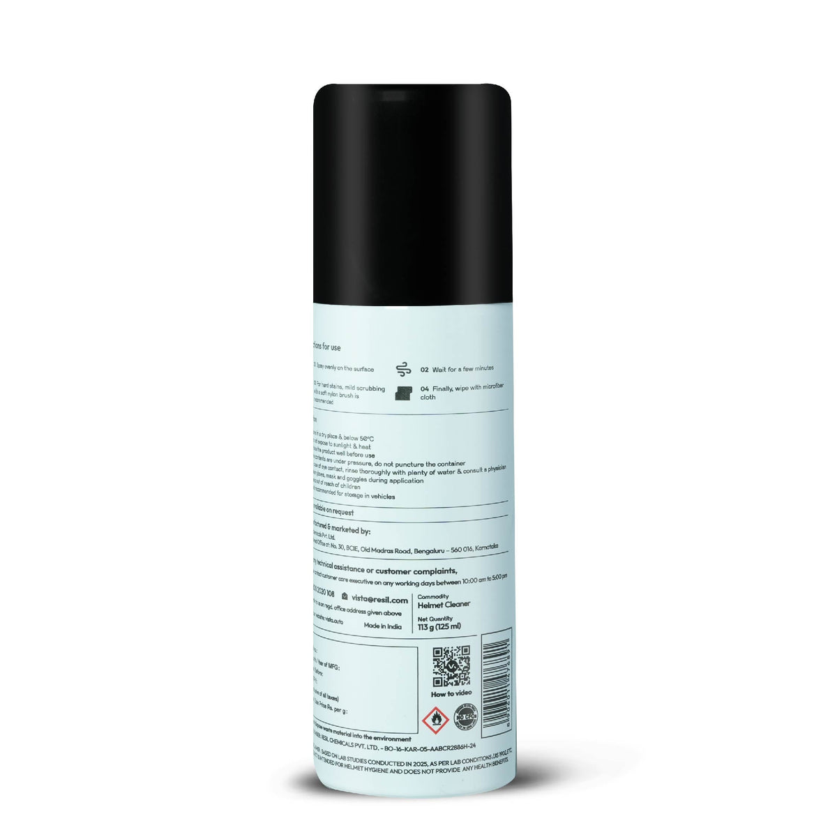 Vista Auto Helmet Kleen Pro Earth Mint 125 ml

