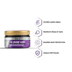 Vista Auto Care Hi-Shine Carnauba Wax 250g premium car wax polish

