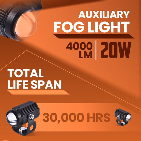 LGP Mini 20W LED fog lamp for bike
