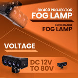 LGP DK400 LED projector fog lamp for bike and car

