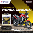 CRANK1 Ceramic Rear Brake Pads CRM281 for Honda CB200X 2021 HH Rated Disc Brake Pads