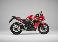 Barrel Rogue 2.0 slip-on exhaust with link pipe for Honda CBR 250R motorcycle