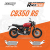66BHP Race Pro Sintered Brake Pads for Honda Highness CB350 and CB350RS Front 66RP-156-2 Rear 66RP-167