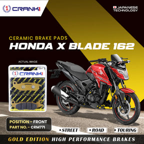 CRANK1 CRM771 ceramic front brake pads for Honda X Blade 162
