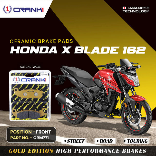 CRANK1 CRM771 ceramic front brake pads for Honda X Blade 162