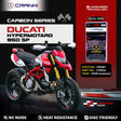 CRANK1 CFB744 carbon front brake pads for Ducati Hypermotard 950 SP 2019-Onwards