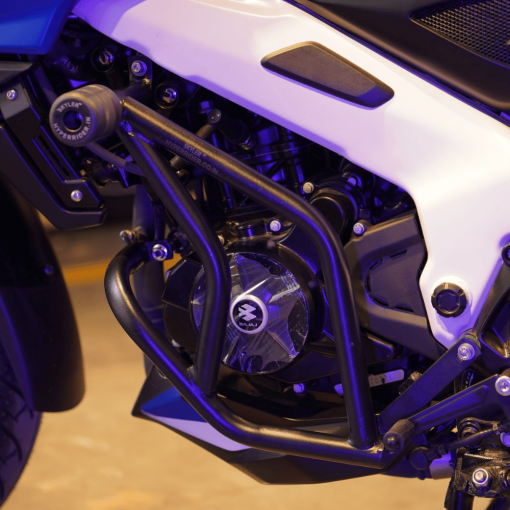 Hyperrider Crash Guard Type 1 with CNC Delrin Frame Sliders for Bajaj Pulsar NS160 NS200 AS160 AS200