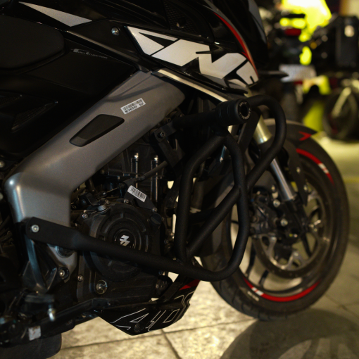 Hyperrider Bajaj Pulsar NS400Z Heavy Duty Crash Guard Steel Engine Protection Accessory