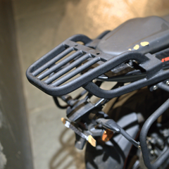 Hyperrider Bajaj Pulsar NS400Z Heavy Duty Top Rack Steel Luggage Carrier Accessory