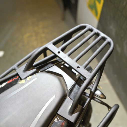 Hyperrider Bajaj Pulsar NS400Z Heavy Duty Top Rack Steel Luggage Carrier Accessory
